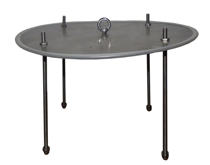 (Bild für) Aromasieb / Anbrennschutz aus Edelstahl, höhenverstellbar, für Kessel mit 35 cm Innen-Durchmesser - zum Schließen ins Bild klicken