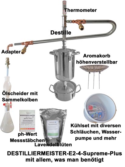 (Bild für) Set DESTILLIERMEISTER E2-4 Supreme -Plus_all-inclusive - zum Schließen ins Bild klicken