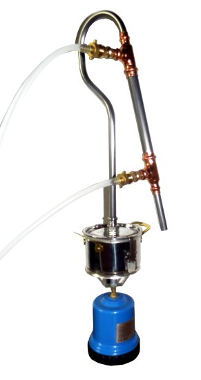 (Bild für) Legale Hobby Destille für Deutschland aus Edelstahl mit Gas - anmeldefrei - zum Schließen ins Bild klicken