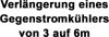 (Bild für) Option: Verlängerung der Kühllänge des Gegenstromkühlers von 3 m auf 6 m